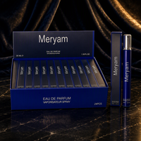 Semprotan Parfum Him & Her Navy Pen Style Chrome Cap Display Box 35ml untuk Perjalanan Luar Ruangan Akhir Pekan Tahan Lama