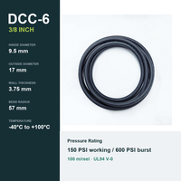 Manguera de Refrigeración Líquida para Servidor YUTE DCC-6 EPDM, 3/8 Pulgadas de Diámetro Interior, 150 PSI, UL94 V-0, Manguera Flexible para Refrigeración de Centros de Datos