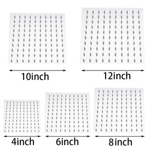 10-Inch Square Chrome Stainless Steel High Pressure and High Flow Ultra-Thin Design-Pressurized <strong>Shower</strong> Head - Product Image 6