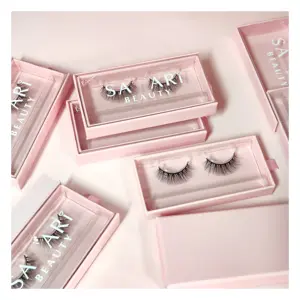 Beauty Individual Eyelashes Faux Mink Full Strip Eyelashes False Lashes Wholesale