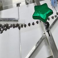 Machine d'emballage de confiseries en feuille d'aluminium en forme d'étoile 3D, monobloc, entièrement automatisée, à fonctionnement rapide et sur mesure