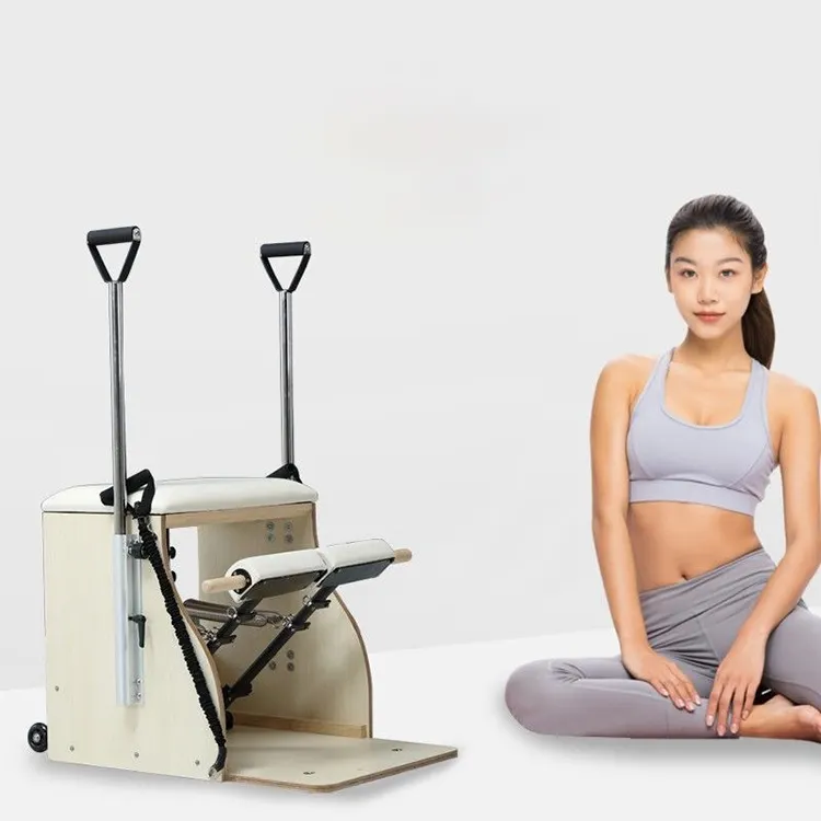 Fabrika toptan fiyat Fitness ekipmanları pilates ekipmanları ahşap makine istikrarlı sandalye yoga pilates sandalye