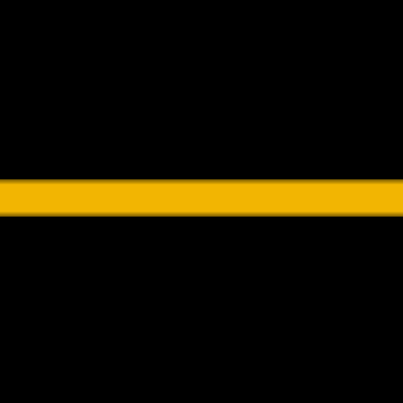 Noir avec bande lumineuse jaune