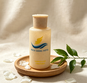 Champú y Acondicionador Ecológico Biodegradable 2 en 1 para Hotel, Botella Mini de Baño para Hotel con Grano de Trigo, Lavado de Cabello con Logotipo Personalizado para Hostelería - Product Image 4