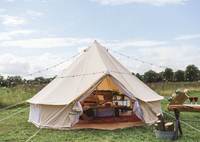 CLM Low quantité minimale de commande vente en gros, 3M, 4M, 5M, 6M, 7M, Glamping extérieur, luxe, tente en coton, tente en toile imperméable, 4 saisons
