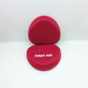 Botiquín de Primeros Auxilios de Marca Propia en Forma de Corazón, Estuche Rígido de EVA, Impermeable, Portátil, para Viajes, Hogar, Escuela, Regalo - Product Image 4