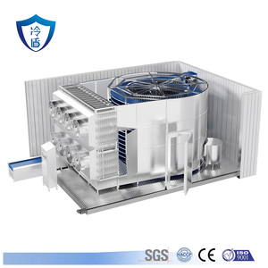 Tunnel de congélation IQF à air équilibré avec moteur automatique, haute productivité, égalisation des flux auxiliaires, congélateur à air pulsé mixte - Product Image 6