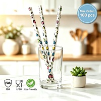 Pailles personnalisées colorées motif léopard, écologiques, en plastique transparent, accessoires de bar, design changeant de couleur pour les fêtes