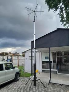 4M 5M 6M 8M tầng mặt đất gắn kết thép không thấm nước tay quây Hướng dẫn sử dụng gió lên kính thiên văn mast cho CCTV và kép món ăn - Product Image 3