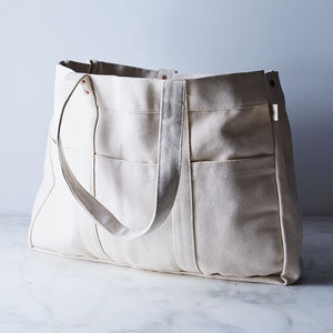 Sacs à provisions simples recyclables lourds personnalisés de conception Sac fourre-tout en toile d'épicerie de coton pour le supermarché - Product Image 3