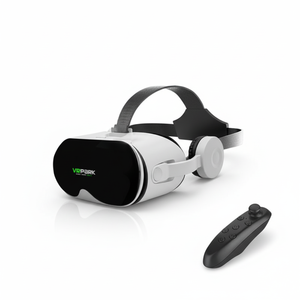 Gafas de Realidad Virtual 3D Todo en Uno, para <span class=keywords><strong>Juegos</strong></span> y Películas, <span class=keywords><strong>con</strong></span> Control Estéreo, Gafas Inteligentes 3D <span class=keywords><strong>VR</strong></span> - Product Image 1