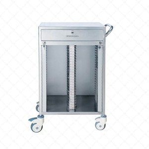 Stainless Steel Endoscope Transport Cart 600800*460*1045mm Durable Hospital Medical Instrument <b>Storage</b> Trolley - Product Image 2