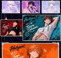 Cartes à collectionner Yingkong She Fiery Youth Journey A6, mettant en scène des personnages d'anime populaires, cartes de jeu de société