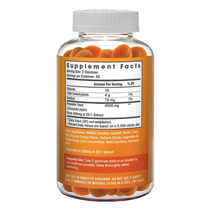 OEM Private Label <strong>Sugar</strong>-free Pumpkin Seed Oil Gummies <strong>Vitamins</strong> for Adults <strong>Hair</strong> Growth Youthful Skin Prostate Health Customizable - Product Image 2