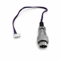 Connecteur circulaire d'aviation étanche à 3 broches mâle, câble adaptateur prêt à l'emploi avec extrémité JST, contacts dorés, adaptateur industriel CE