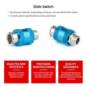 Válvula de Deslizamento Manual Pneumática de <span class=keywords><strong>2</strong></span> Minutos com 4 Mãos, Válvula de Esfera <span class=keywords><strong>HSV</strong></span>, Padrão DIN para Água - Product Image 2