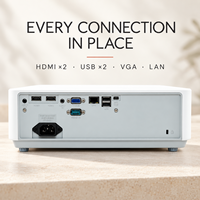 Projecteur laser DLP Full HD CAAVITS 4000 lumens 1920x1080, installation professionnelle pour les salles de classe, projecteurs pour l'éducation, Proyector