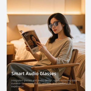 New Smart Glasses Headset Dual Speaker Touch Wireless BT Sunglasses Headphone Driving Ai Glasses 1.High-Quality - Product Image 4