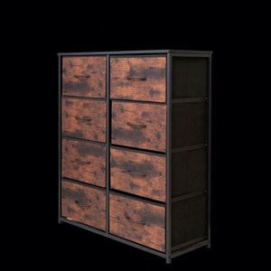 Commode autoportante moderne en tissu pour salon, durable, avec panneaux en MDF et acier inoxydable, en pin, disponible en plusieurs couleurs - Fournisseur en gros - Product Image 2