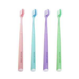 Brosse à dents orthodontique Molar Shine, poils souples en nylon, usage domestique, taille adulte H-638 - Product Image 4