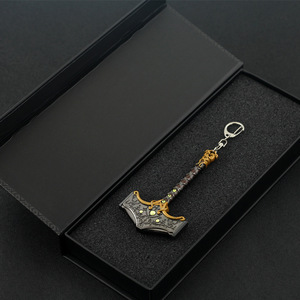 <span class=keywords><strong>God</strong></span> of <span class=keywords><strong>War</strong></span>: <span class=keywords><strong>Ragnarok</strong></span> Marteau de Thor 12cm 84g Porte-clés entièrement en métal - Product Image 6