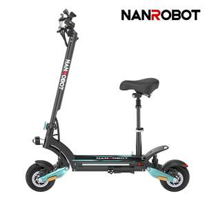 Pour trottinette électrique PRO 800W, pneus larges de 8,5 pouces, vitesse de 50 km/h, capacité de 280 lb, batterie au lithium 48V, NANROBOT LI - Product Image 6