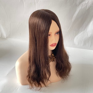 Full PU <b>Toupee</b> For Women PU Base High Quality Hair Topper - Product Image 4