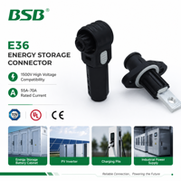 Connecteur HVDC en cuivre mâle/femelle 1P, borne à vis 8mm, 1500V, 55A-70A, pour stockage d'énergie en armoire de stockage