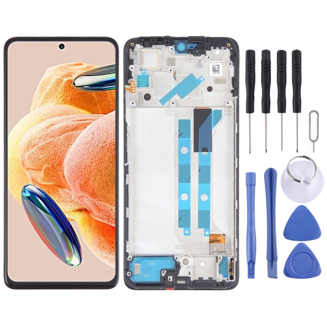100% Original AMOLED Material LCD Screen for Xiaomi Redmi Note 12 Pro 4G Digitizer Full Assembly with Frame