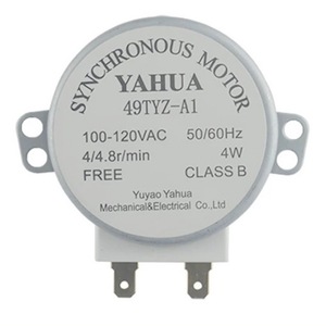 Moteur synchrone Yahua 49TYZ-A1 100-120VAC 50/60Hz 4W Classe B Pièce pour four à micro-ondes - Product Image 1