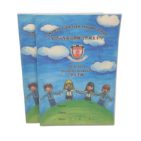 Libro de bolsillo de Color personalizado para niños en edad preescolar, material impreso de plástico protector educativo, tecnología de impresión Offset