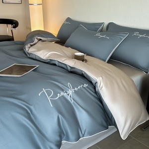 Luxury Wholesale Cheap Price Embroidery Cotton Comforter Cover Bed <strong>Sheet</strong> Bed <strong>Sheets</strong> Bedding <strong>Set</strong> - Product Image 4