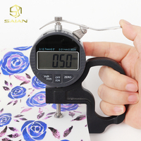 0.5MM Couleur Rose Imprimé Motif Givré Gelée PVC Givré PVC Film Gelée Matériel pour la Fabrication de Sac à Chaussures