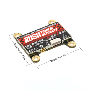RUSHFPV <span class=keywords><strong>RUSH</strong></span> Tank III Ultimate VTX 5.8G 48CH RaceBand Pitmode 25mW 200mW 500mW 800mW VTX FPV réglable <span class=keywords><strong>2</strong></span>-8S pour drone de course RC - Product Image 5