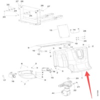 Couvercle de moteur de chariot élévateur Chaolutong 50024320606 pour chariots élévateurs de 1 à 18 tonnes |   Pièces détachées directement de l'usine