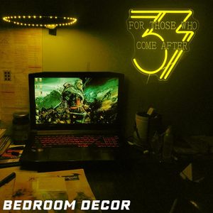 Pour ceux qui viennent après LED Sign 33 <span class=keywords><strong>RPG</strong></span> Game Themed Neon Signs Gaming Decor Fantasy - Product Image 5