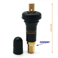 Valves de capteur de pression des pneus 20008 en caoutchouc TPMS413 Kit de réparation de tige de valve TPMS