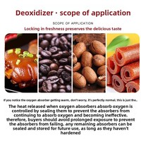 Sachets absorbeurs d'oxygène de qualité alimentaire, sachets désoxydants pour grains de café, noix et stockage alimentaire à long terme