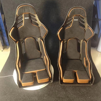 Sièges de course RECARO SR-S noirs de haute qualité, réglables, pour simulateur, type baquet, sportifs, en stock, prêts à être expédiés