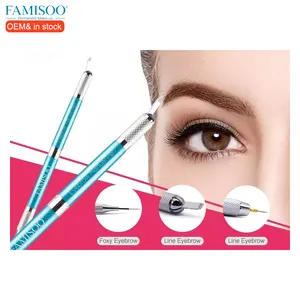 OEM Fabrik Permanent Makeup Tattoo Schwarzer Designs tift Microb lading Liefert Augenbrauen stift Augenbrauen pmu Lippen stifte