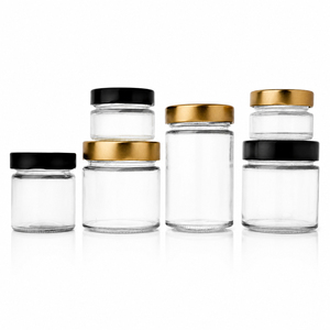 Frascos de Vidrio Sellados en Stock, 100ml, 150ml, 180ml, Botella Redonda de Vidrio para Almacenamiento con Tapa de Rosca - Product Image 2