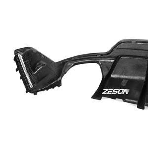 Difusor Trasero de 3 Piezas Estilo VT de Fibra de Carbono Real G20 LCI con Divisores Laterales para <span class=keywords><strong>BMW</strong></span> Serie 3 G20 G28 M Sport <span class=keywords><strong>2023</strong></span>-2026 - Product Image 3