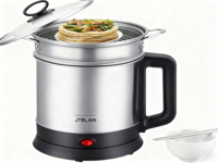 Bouilloire électrique multifonction en acier inoxydable 1,5 L, contrôle de la température, cuiseur vapeur, pour usage hôtelier et domestique, chauffage rapide, best-seller