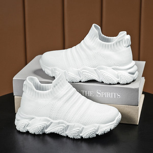 Chaussures de marche décontractées unisexe en maille respirante à bout rond, légères, style chaussette, toutes saisons - Product Image 1