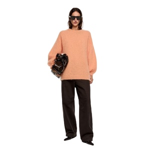 Cárdigan de Punto de Mohair Personalizado al por Mayor para Mujer, Suave y Cálido para Invierno, Color Sólido, ODM Informal para Mujer - Product Image 2