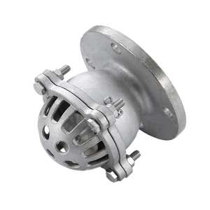 DKV H42W paslanmaz çelik taban vanası flanşlı uç SS304 pompa taban vanası JIS 10K DN200 PN16 flanşlı taban vanası - Product Image 3