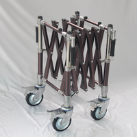Suministros funerarios Coffin Trolley Conffin Support Racking Equipo funerario Colocación de ataúd