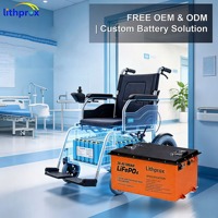 LFP Prismatische Batterie 38,4V100AH Mobilitätsroller-Akku Vibrationsfest Wartungsfrei für Leichtgewicht-Rollstuhl CE