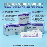 Fil chirurgical résorbable PGA 910 le mieux noté, en promotion, haute performance, produit médical de qualité supérieure