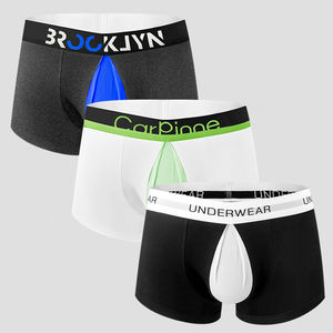 Ropa interior masculina personalizada de alta calidad, bragas, calzoncillos cómodos de algodón para hombres, Calzoncillos Bóxer - Product Image 2